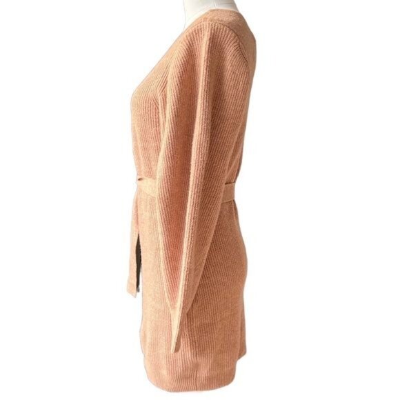 Free People Sienna Wrap Dress in Cocoa Size Small NWT - Picture 7 of 15